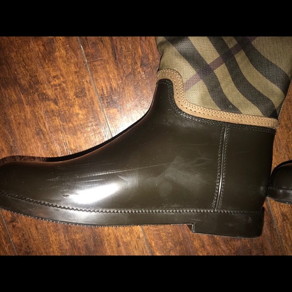 Burberry Rain boots housecheck 39 BROWN - Picture 2 of 10